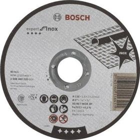 Bosch Expert Serisi 125x1.6 mm Taş Düz Inox Paslanmaz Çelik Kesme Diski