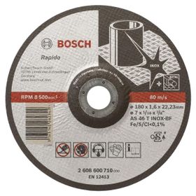 Bosch Expert Serisi 180x1.6 mm Rapido Taş Bombeli Inox Paslanmaz Çelik Kesme Diski