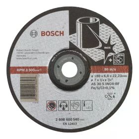 Bosch Expert Serisi 180x6.0 mm Taş Bombeli Inox Paslanmaz Çelik Taşlama Diski