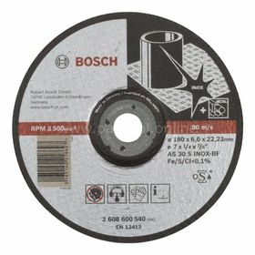 Bosch Expert Serisi 180x6.0 mm Taş Bombeli Inox Paslanmaz Çelik Taşlama Diski