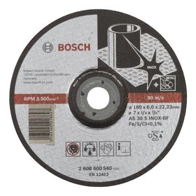 Bosch Expert Serisi 180x6.0 mm Taş Bombeli Inox Paslanmaz Çelik Taşlama Diski