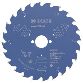 Bosch Expert Serisi 190x30 mm 24 Diş Ahşap Daire Testere Bıçağı