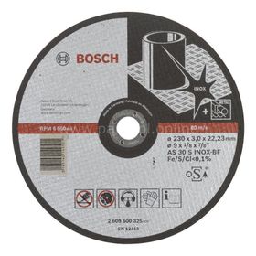 Bosch Expert Serisi 230x3.0 mm Düz Inox Taş Paslanmaz Çelik Kesme Diski