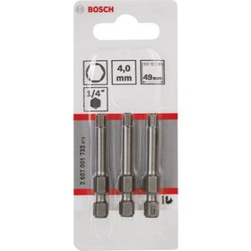 Bosch Extra Hard HEX4x49 mm 3'lü Vidalama Ucu