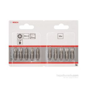 Bosch Extra Hard PH2x25 mm 10'lu Vidalama Ucu