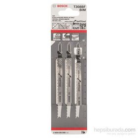 Bosch Extra Temiz Kesim Serisi Sert Ahşap İçin T 308 BF 3 Lü Paket Dekupaj Testeresi Bıçağı