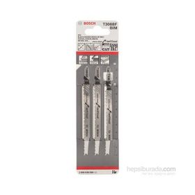 Bosch Extra Temiz Kesim Serisi Sert Ahşap İçin T 308 BF 3 Lü Paket Dekupaj Testeresi Bıçağı