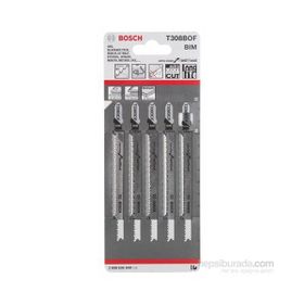 Bosch Extra Temiz Kesim Serisi Sert Ahşap İçin T 308 Bof 5 Li Paket Dekupaj Testeresi Bıçağı
