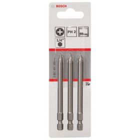 Bosch ExtraHard PH2x89 mm 3'lü Vidalama Ucu