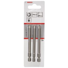 Bosch ExtraHard PH3x89 mm 3'lü Vidalama Ucu