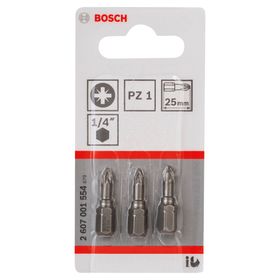 Bosch ExtraHard PZ 1x25 mm 3'lü Vidalama Ucu