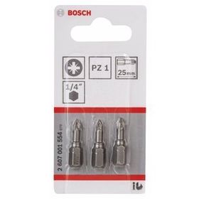 Bosch ExtraHard PZ 1x25 mm 3'lü Vidalama Ucu