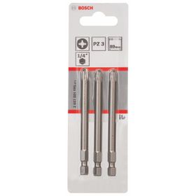 Bosch ExtraHard PZ 3x89 mm 3'lü Vidalama Ucu