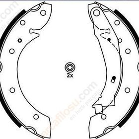 Bosch F026004552 Oto Arka Fren Balatası