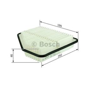 Bosch F026400159 Honda CR-V FR-V Hava Filtresi