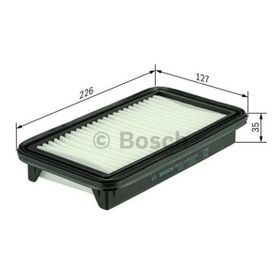 Bosch F026400201 Fiat Sedici 189 1.6 16V Hava Filtresi