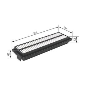 Bosch F026400232 Accord 2.2 CDTI 16V Hava Filtresi