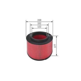 Bosch F026400344 Toyota Hilux 3.0D Hava Filtresi