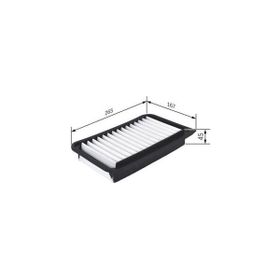 Bosch F026400420 Agila 08 1.2 Twinport Swift Hava Filtresi