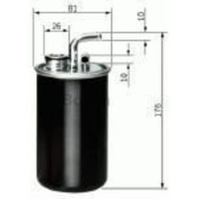 Bosch F026402827 Dodge Jeep Yakıt Filtresi