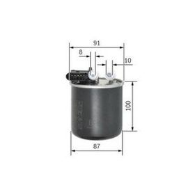 Bosch F026402838 V Serisi W447 14 Viano W639 W447 Sprinter Yakıt Filtresi