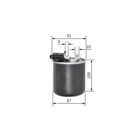 Bosch F026402838 V Serisi W447 14 Viano W639 W447 Sprinter Yakıt Filtresi
