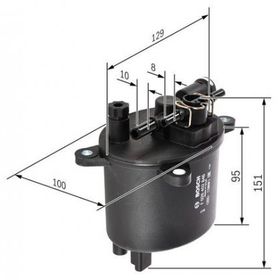 Bosch F026402846 P407 P508 P607 C5 C8 Mondeo Yakıt Filtresi