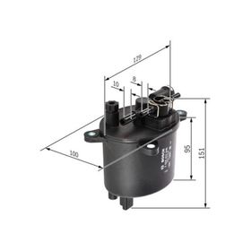 Bosch F026402846 P407 P508 P607 C5 C8 Mondeo Yakıt Filtresi