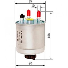 Bosch F026402856 LGN III KNG III 1.5 DDCI TWNG Yakıt Filtresi