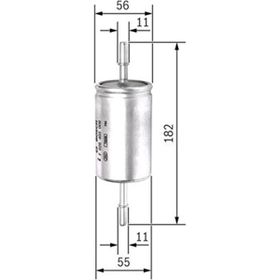 Bosch F026403009 Focus 1.4 1.6 1.8 16V 2.0 16V ST170 RS 2.0 Cmax 1.6 Yakıt Filtresi