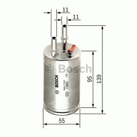Bosch F026403014 Volvo S60 II 2.0 T T3 T4 T5 T6 V60 XC60 V70 XC70 S80 Yakıt Filtresi