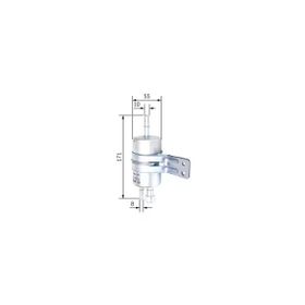 Bosch F026403761 Jeep Grand Cherokee Yakıt Filtresi