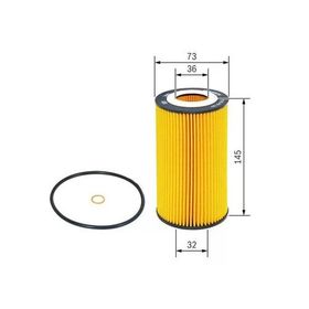 Bosch F026407007 A4 Cabriolet A6 A8 Yağ Filtresi