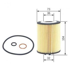 Bosch F026407010 BMW E53 X5 4.4i 4.8is E60 545i E61 545i E63 645ci Yağ Filtresi