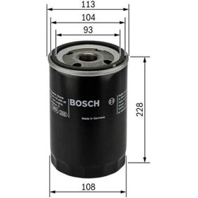 Bosch F026407048 Midlum I Iveco W1170 7 Yağ Filtresi