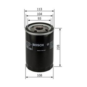 Bosch F026407048 Midlum I Iveco W1170 7 Yağ Filtresi
