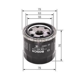 Bosch F026407124 Fiat Opel Yağ Filtresi