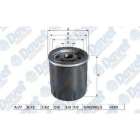 Bosch F026407153 Yağ Filtresi
