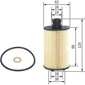 Bosch F026407154 Ssangyong 671 180 30 09 Yağ Filtresi
