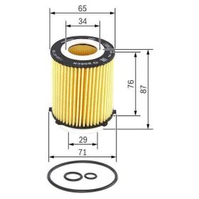 Bosch F026407166 Yağ Filtresi