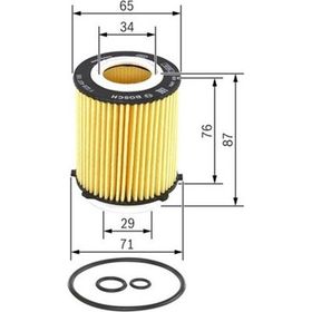 Bosch F026407166 Yağ Filtresi
