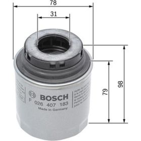 Bosch F026407183 Yağ Filtresi