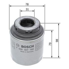 Bosch F026407183 Yağ Filtresi