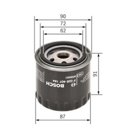 Bosch F026407184 Yağ Filtresi