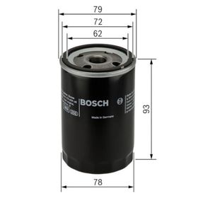 Bosch F026407213 Astar K Corsa E Mokka Yağ Filtresi