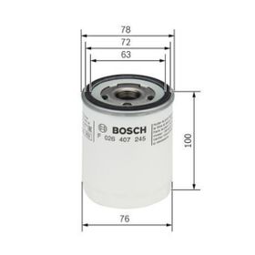 Bosch F026407245 Yağ Filtresi
