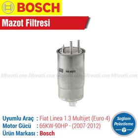 Bosch Fiat Linea 1.3 Multijet Euro 4 Mazot Filtresi