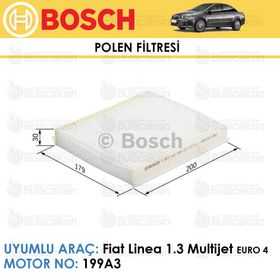 Bosch Fiat Linea 1.3 MultiJet Polen Filtresi