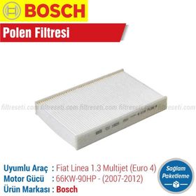 Bosch Fiat Linea 1.3 MultiJet Polen Filtresi