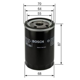 Bosch Fiat Linea 1.4 2007-2017 Yağ Filtresi